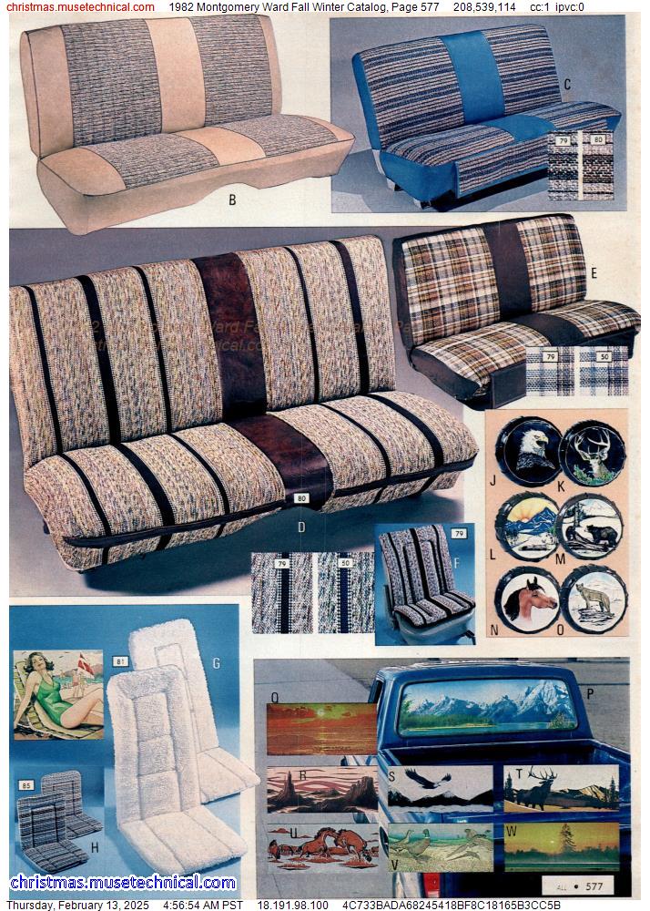 1982 Montgomery Ward Fall Winter Catalog, Page 577