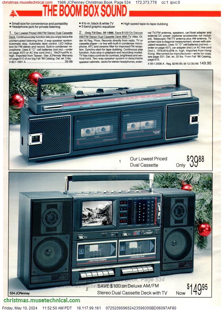 1986 JCPenney Christmas Book, Page 534