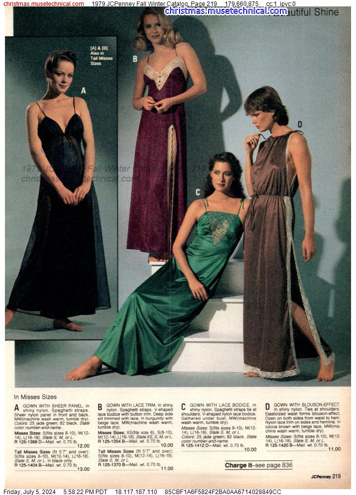 1979 JCPenney Fall Winter Catalog, Page 219