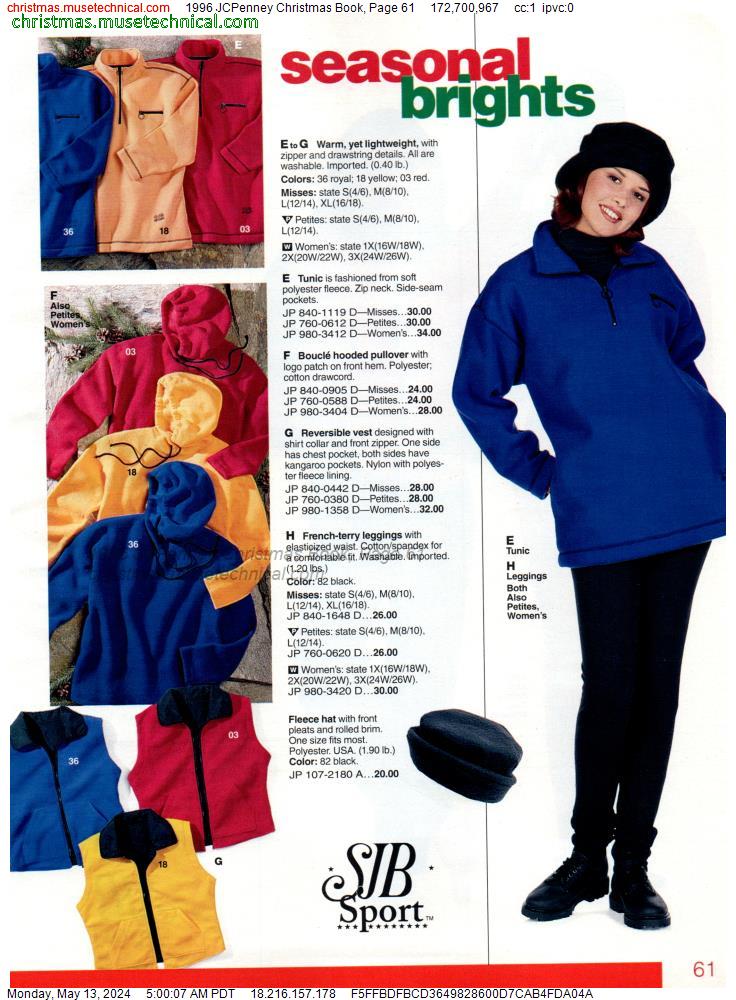 1996 JCPenney Christmas Book, Page 61