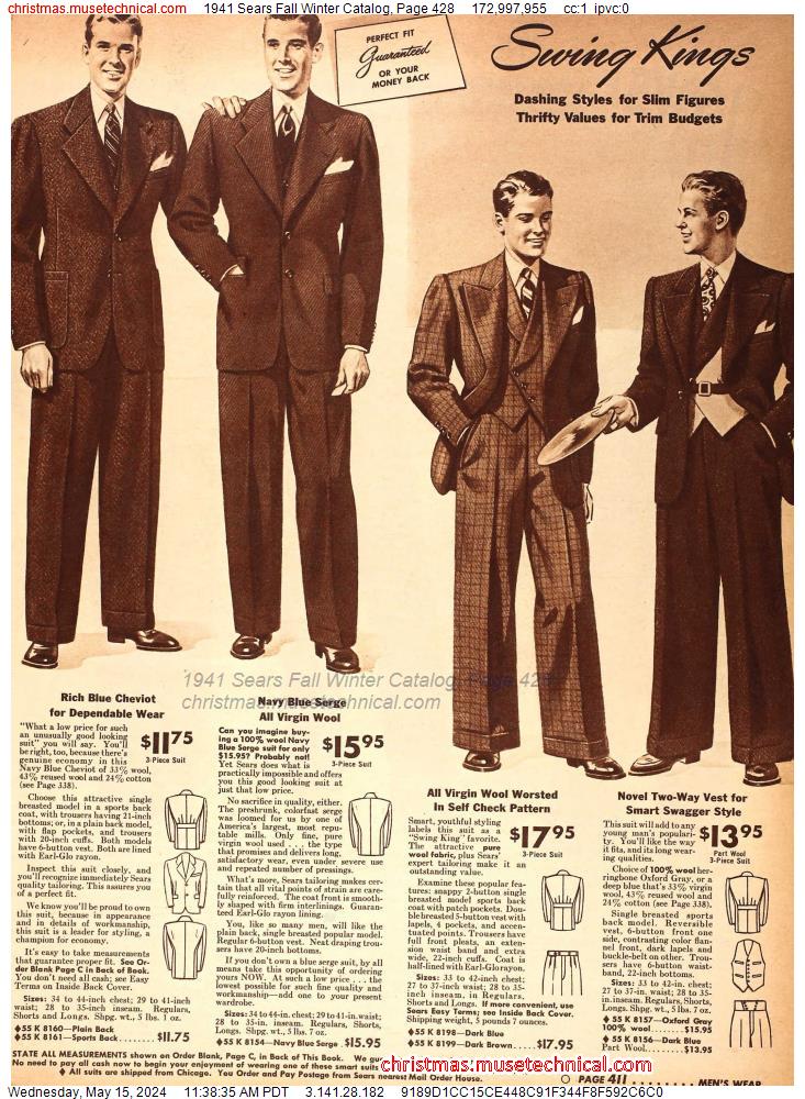 1941 Sears Fall Winter Catalog, Page 428