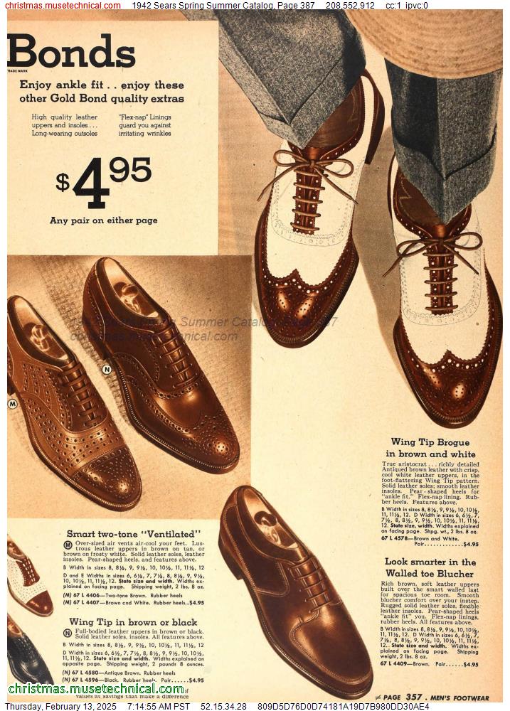 1942 Sears Spring Summer Catalog, Page 387