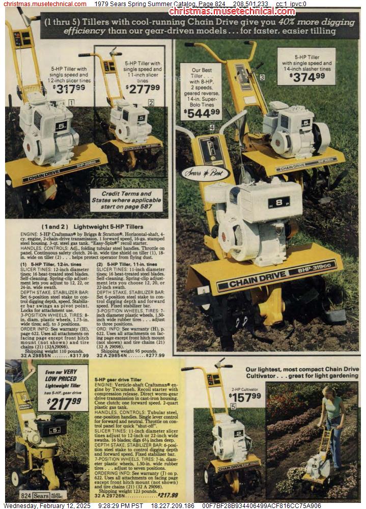 1979 Sears Spring Summer Catalog, Page 824