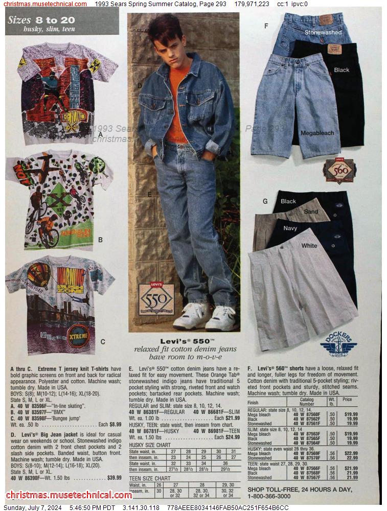 1993 Sears Spring Summer Catalog, Page 293