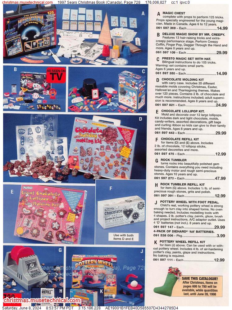 1997 Sears Christmas Book (Canada), Page 728
