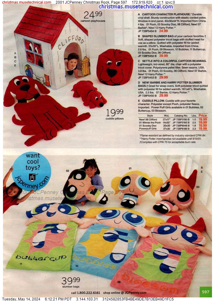 2001 JCPenney Christmas Book, Page 597