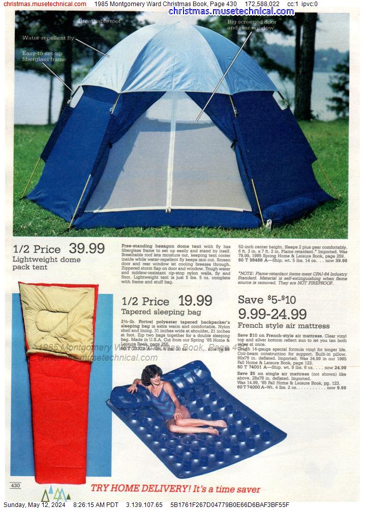 1985 Montgomery Ward Christmas Book, Page 430
