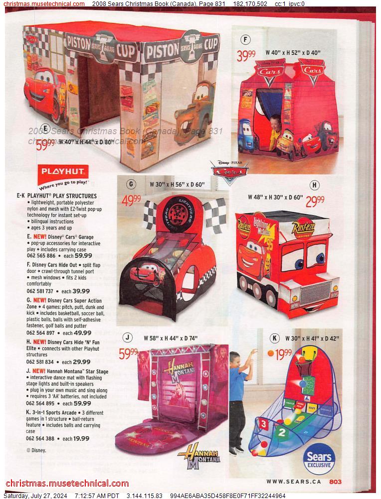 2008 Sears Christmas Book (Canada), Page 831
