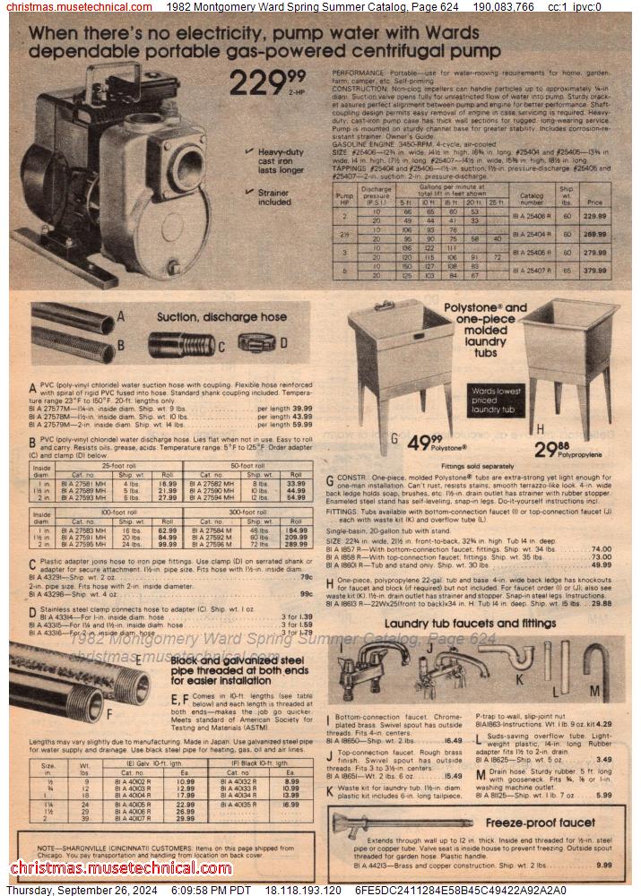 1982 Montgomery Ward Spring Summer Catalog, Page 624