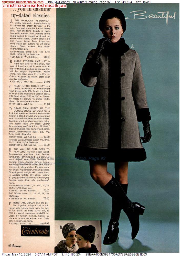 1969 JCPenney Fall Winter Catalog, Page 92