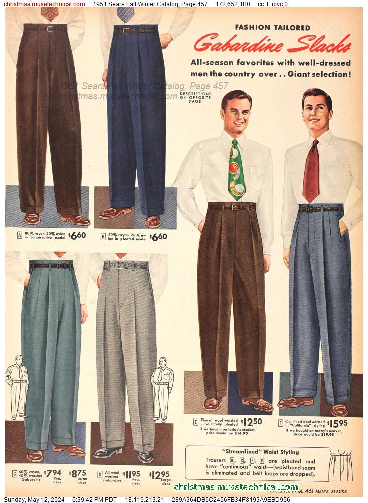 1951 Sears Fall Winter Catalog, Page 457
