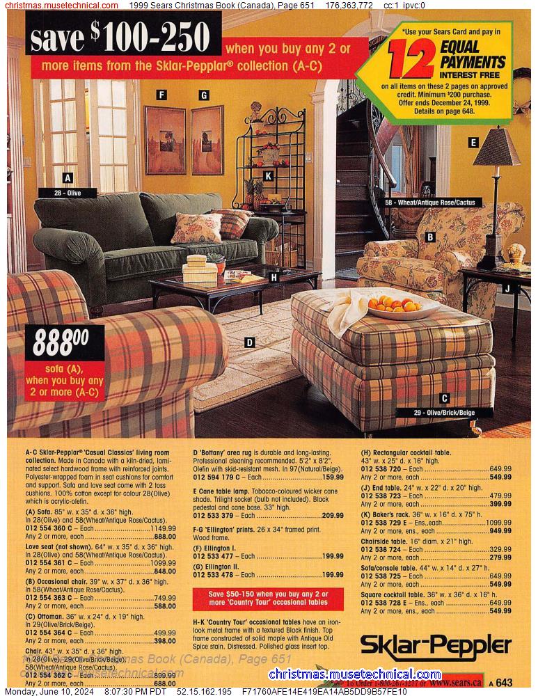 1999 Sears Christmas Book (Canada), Page 651