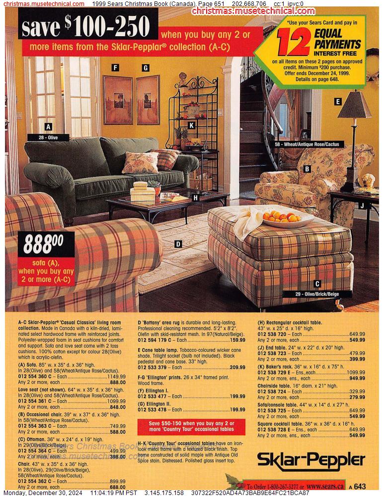 1999 Sears Christmas Book (Canada), Page 651