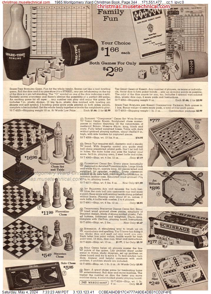 1965 Montgomery Ward Christmas Book, Page 344