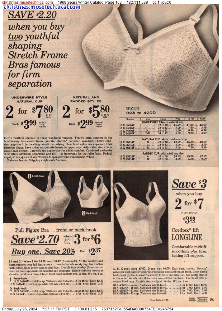1969 Sears Winter Catalog, Page 163