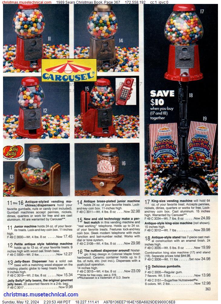 1989 Sears Christmas Book, Page 367