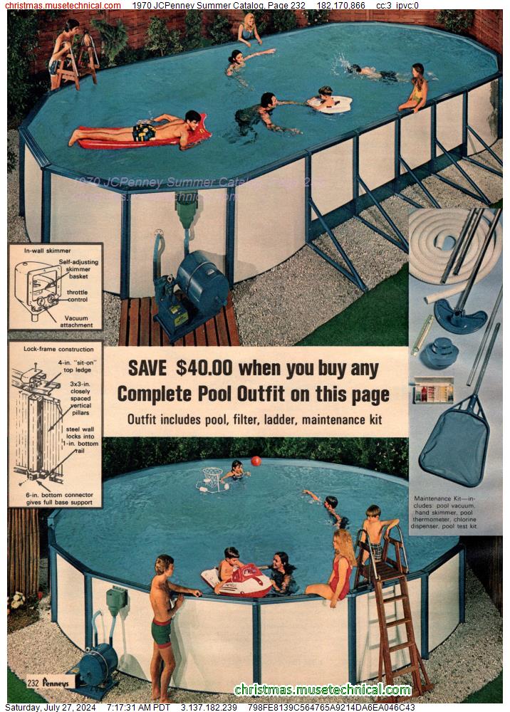 1970 JCPenney Summer Catalog, Page 232