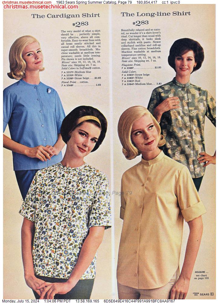 1963 Sears Spring Summer Catalog, Page 79