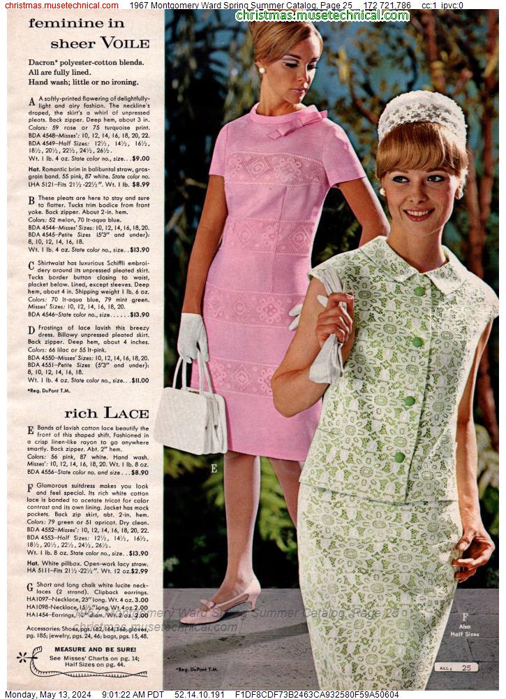 1967 Montgomery Ward Spring Summer Catalog, Page 25
