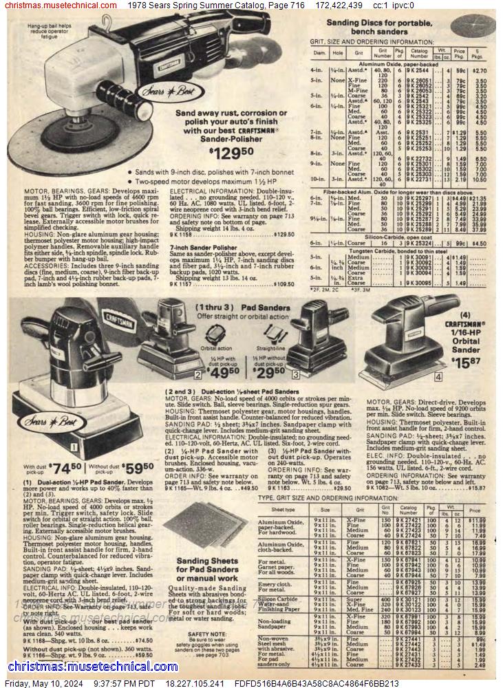 1978 Sears Spring Summer Catalog, Page 716