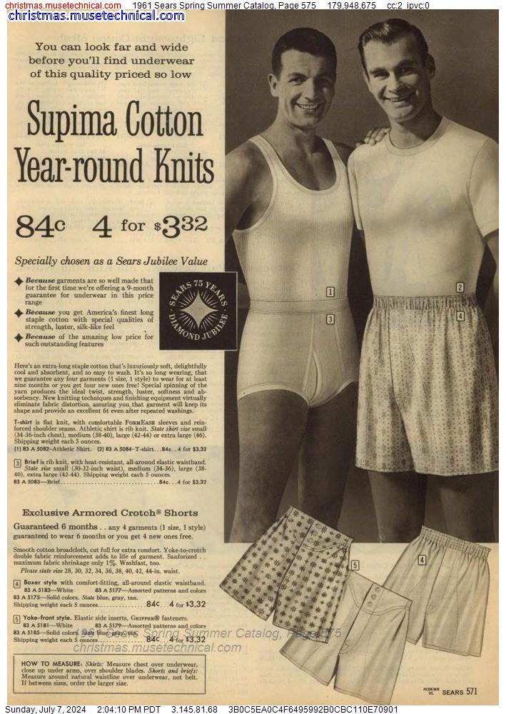 1961 Sears Spring Summer Catalog, Page 575