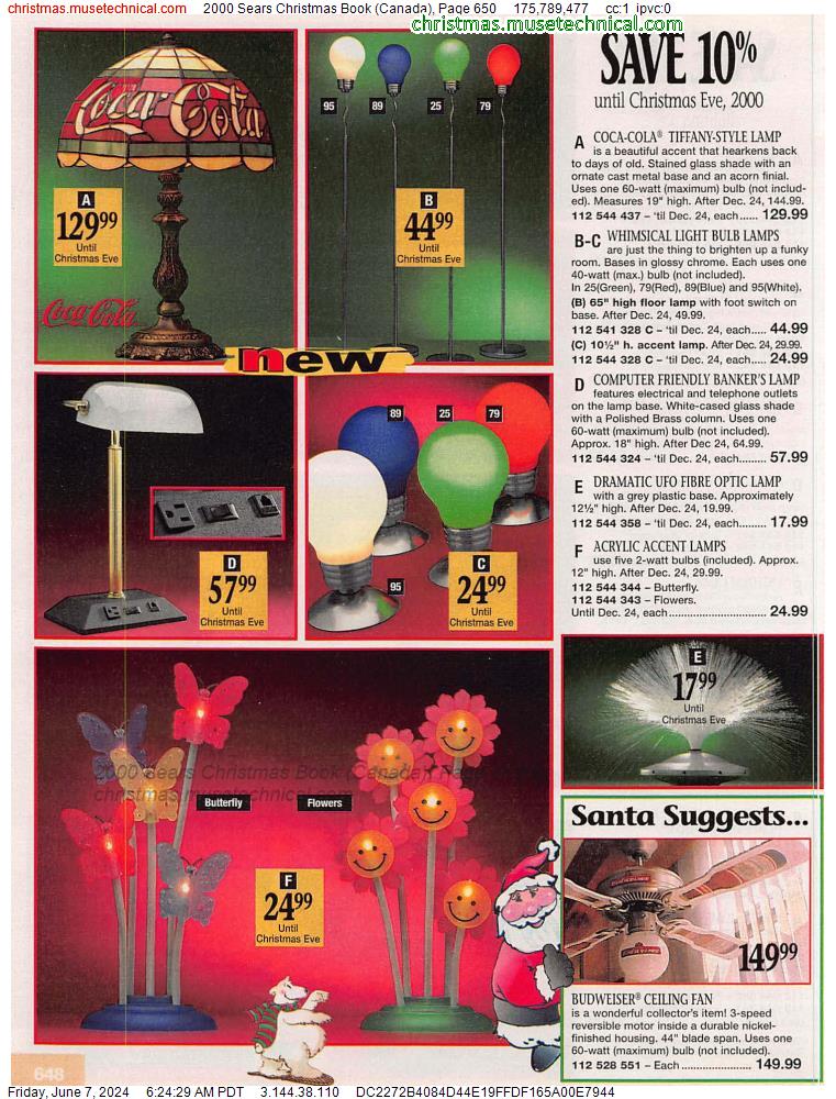 2000 Sears Christmas Book (Canada), Page 650