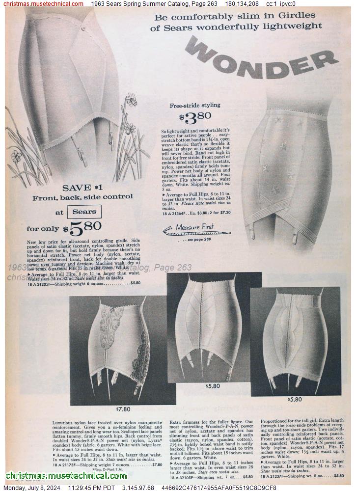 1963 Sears Spring Summer Catalog, Page 263