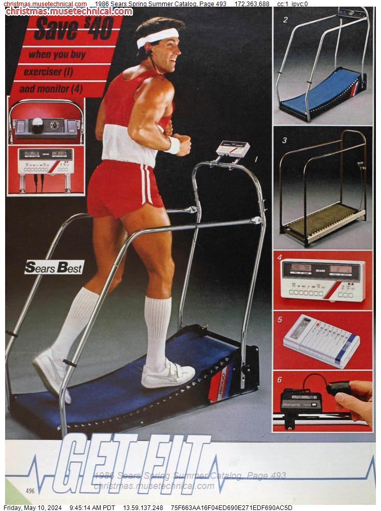 1986 Sears Spring Summer Catalog, Page 493