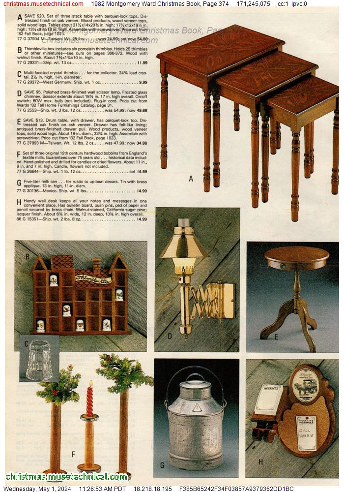 1982 Montgomery Ward Christmas Book, Page 374