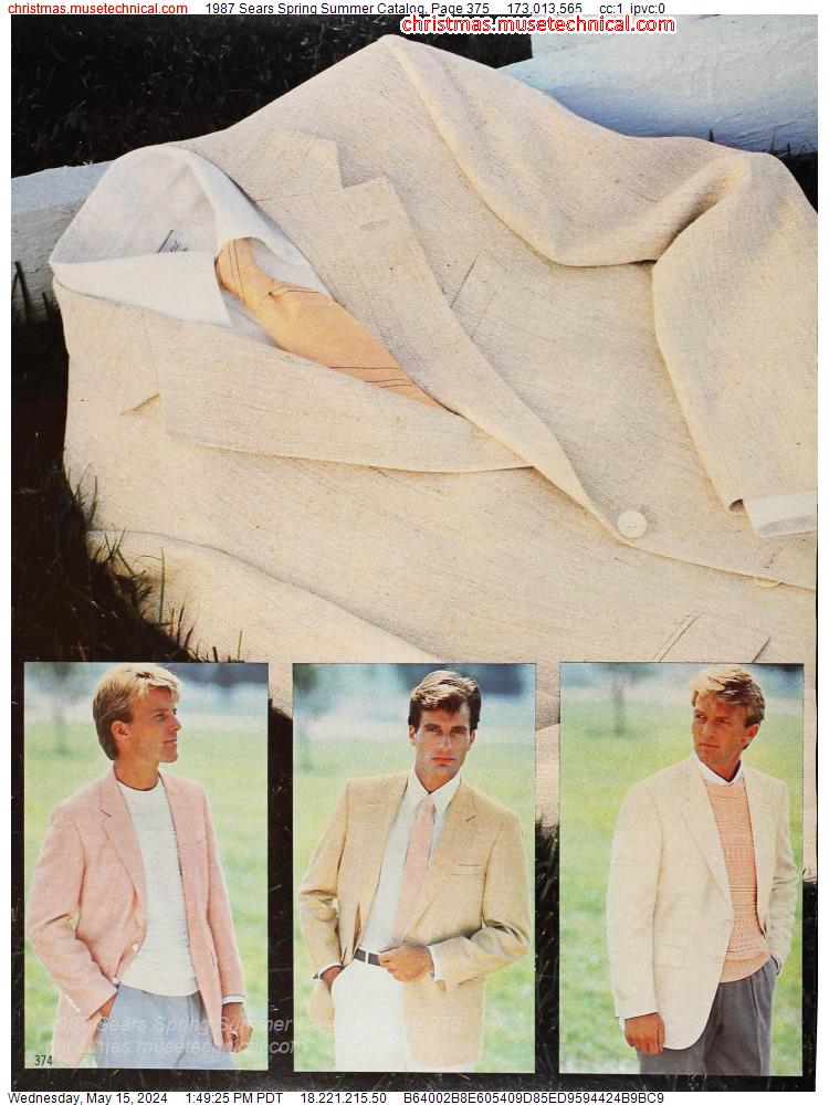 1987 Sears Spring Summer Catalog, Page 375