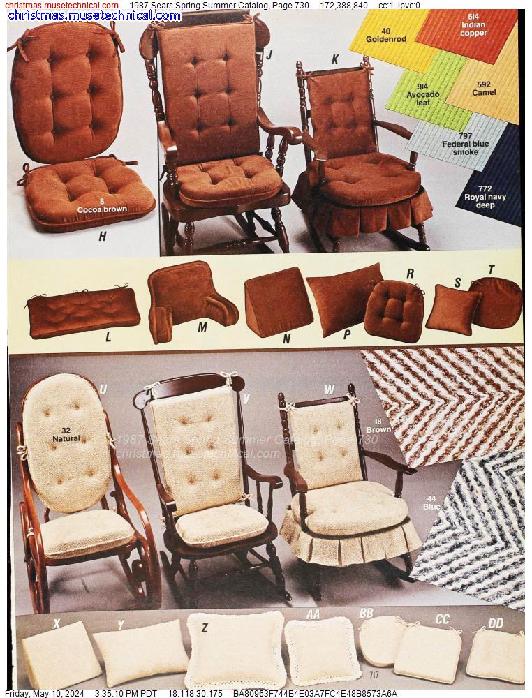 1987 Sears Spring Summer Catalog, Page 730