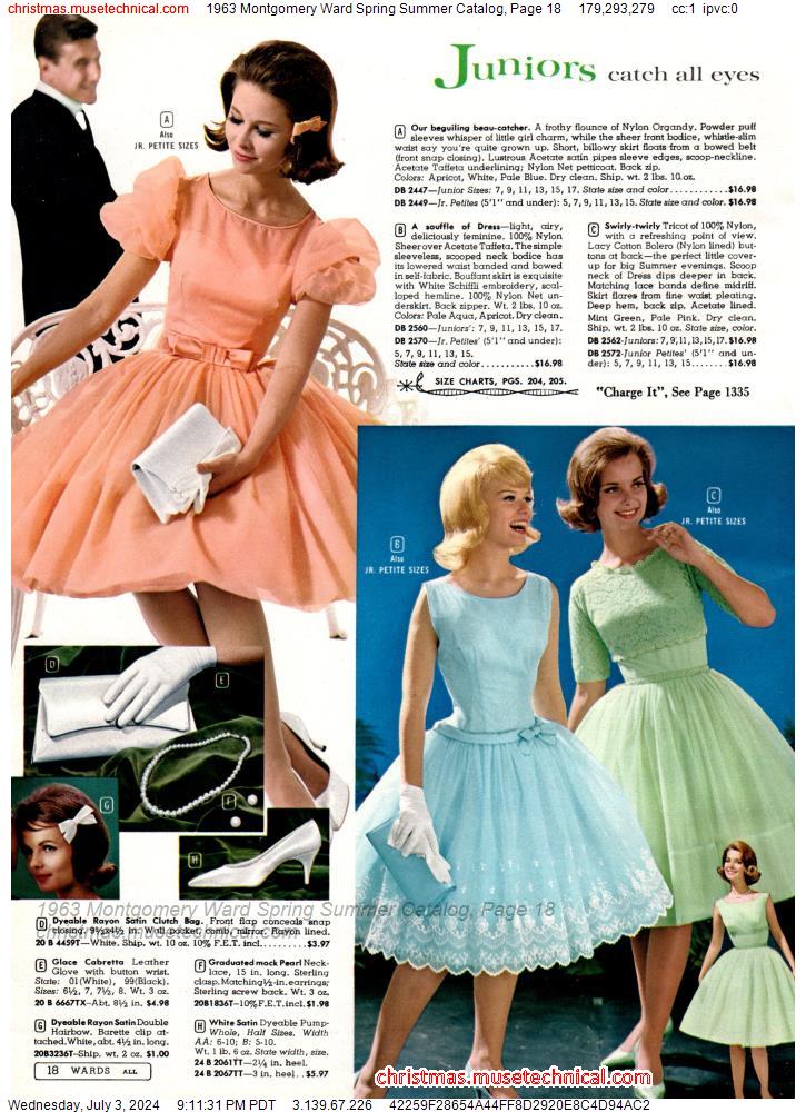 1963 Montgomery Ward Spring Summer Catalog, Page 18