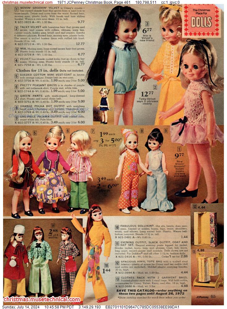 1971 JCPenney Christmas Book, Page 461