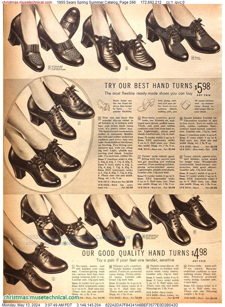 1955 Sears Spring Summer Catalog, Page 266