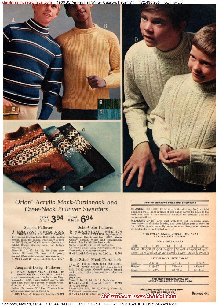 1969 JCPenney Fall Winter Catalog, Page 471