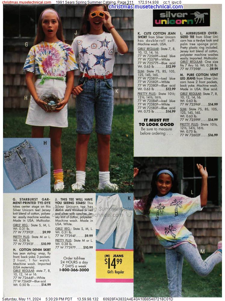 1991 Sears Spring Summer Catalog, Page 311