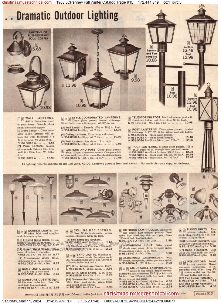 1963 JCPenney Fall Winter Catalog, Page 915