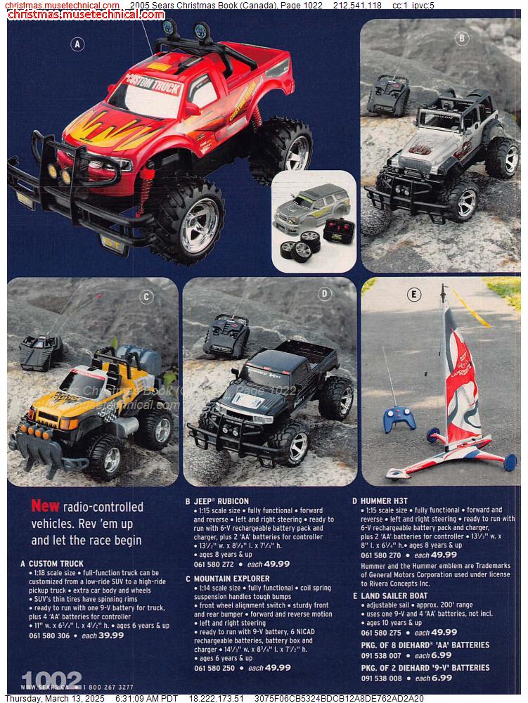 2005 Sears Christmas Book (Canada), Page 1022