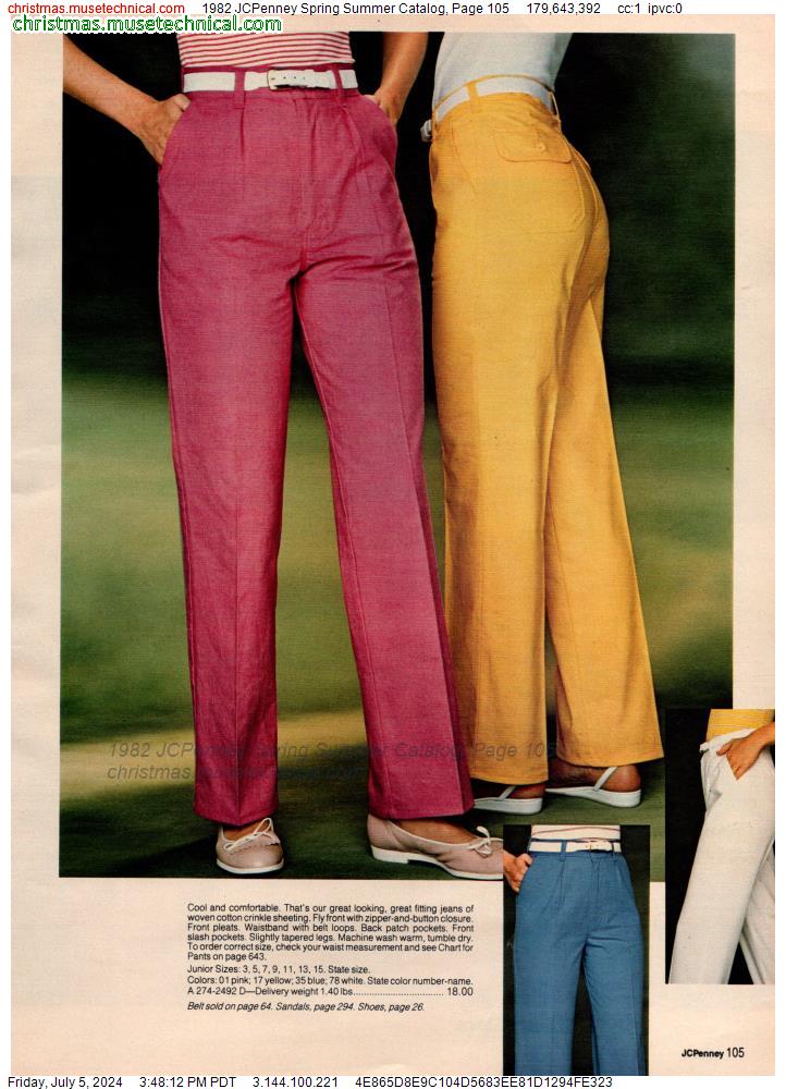 1982 JCPenney Spring Summer Catalog, Page 105
