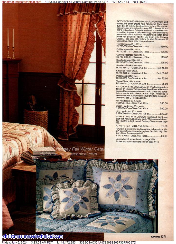 1983 JCPenney Fall Winter Catalog, Page 1371