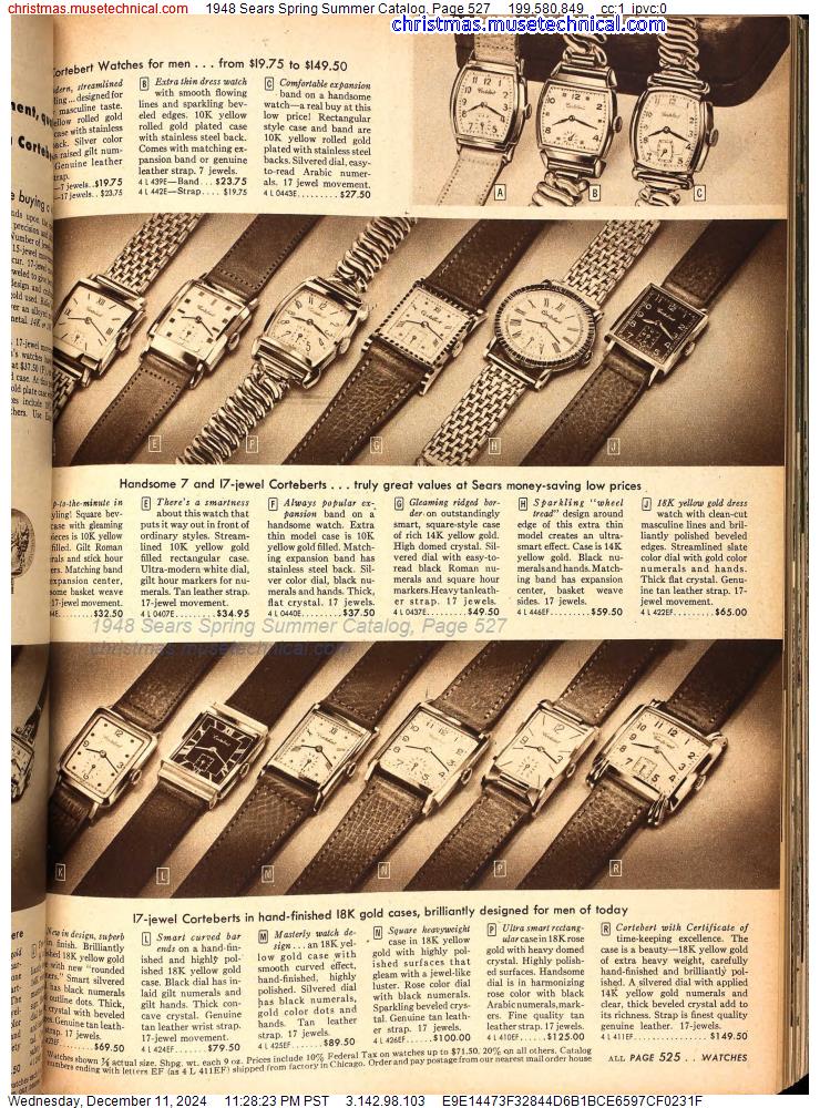 1948 Sears Spring Summer Catalog, Page 527