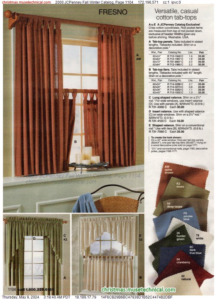 2000 JCPenney Fall Winter Catalog, Page 1104