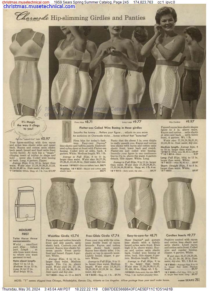 1959 Sears Spring Summer Catalog, Page 245