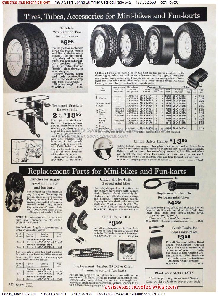 1973 Sears Spring Summer Catalog, Page 642