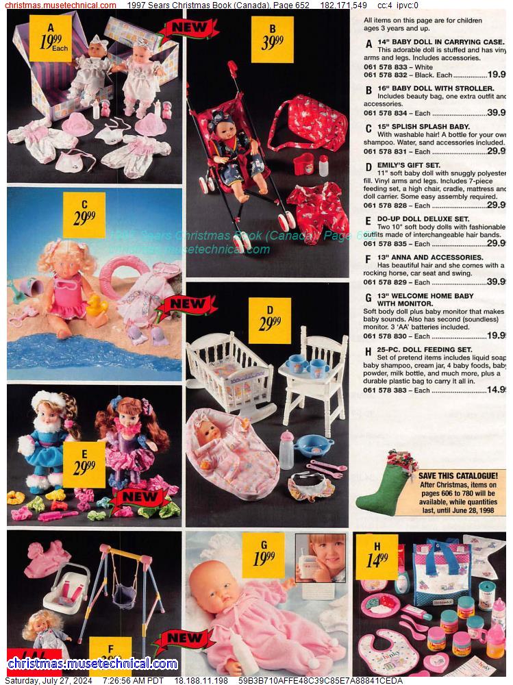1997 Sears Christmas Book (Canada), Page 652