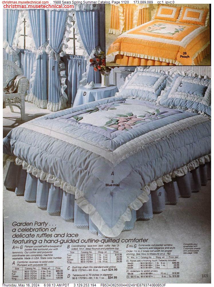 1988 Sears Spring Summer Catalog, Page 1120