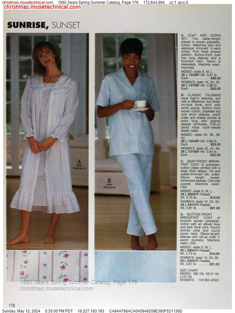 1992 Sears Spring Summer Catalog, Page 176