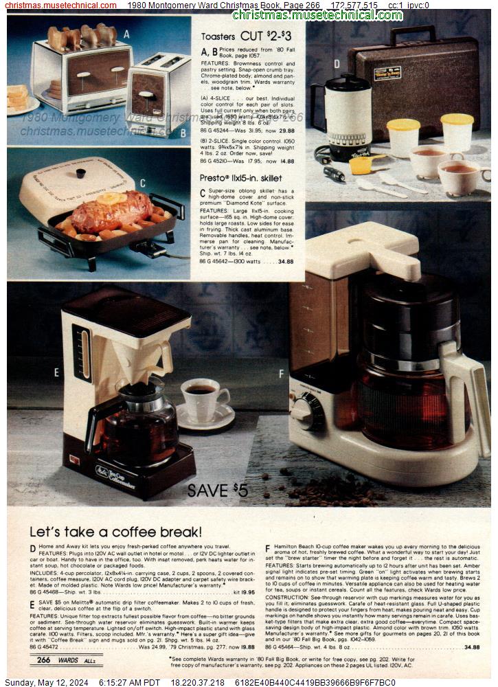 1980 Montgomery Ward Christmas Book, Page 266