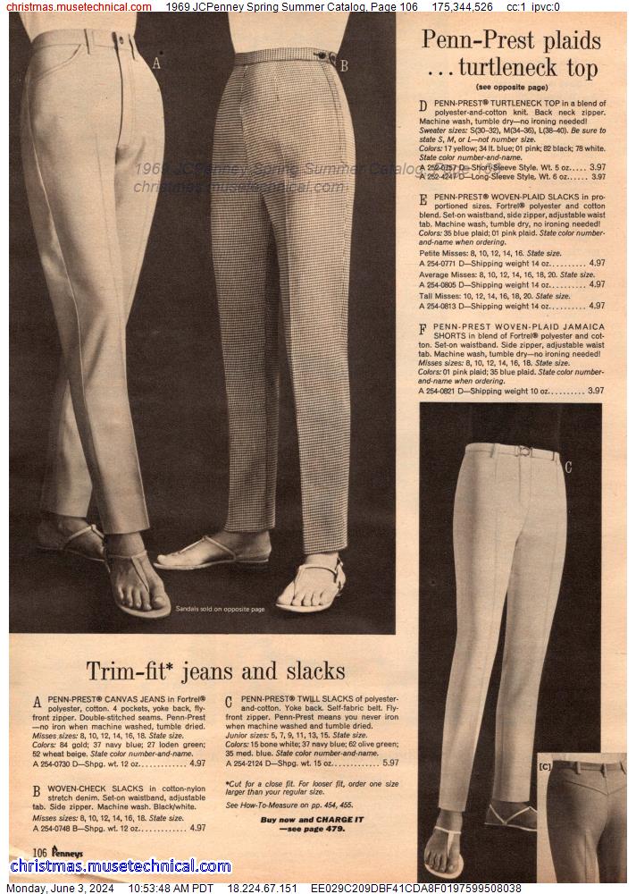 1969 JCPenney Spring Summer Catalog, Page 106