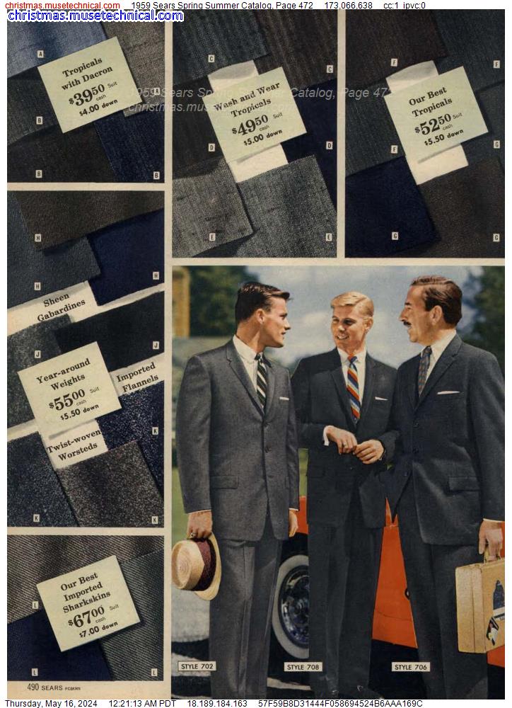 1959 Sears Spring Summer Catalog, Page 472